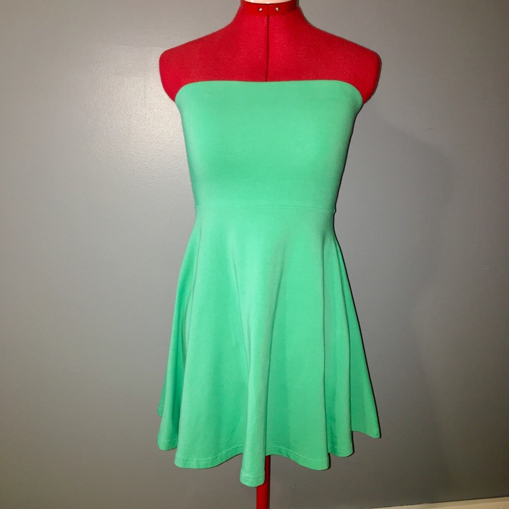 Express strapless dress